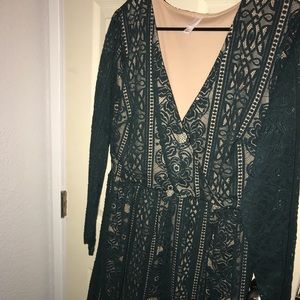 Xhilaration Olive lace dress
